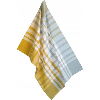 Utěrka Utěrka na nádobí Svea 70x50 cm kari žlutá/modrá