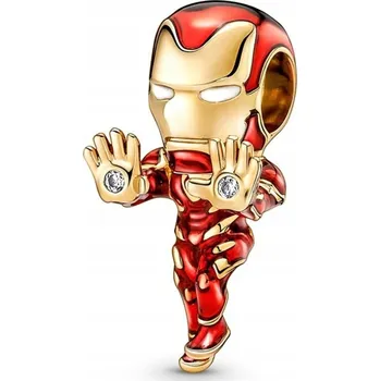 Přívěsek Přívěsek STŘÍBRO 925 Charms Korálek Marvel Iron Man