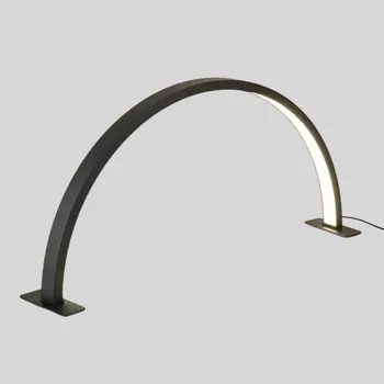 LED stolní lampa New Moon 39 x 21,5 cm USB půlměsíc 180° 364 LED stmívatelná rovnoměrné světlo na nehty a řasy černá