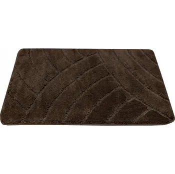 Koupelnová předložka KOUPELNOVÁ PŘEDLOŽKA K WC PROTISKLUZOVÁ HNĚDÁ WENGE SASH 60x100 cm