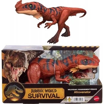 Figurka Jurassic World Wild Roar Figurka Afrovenator - Řvoucí a Svítící Afrovenator - JKL76