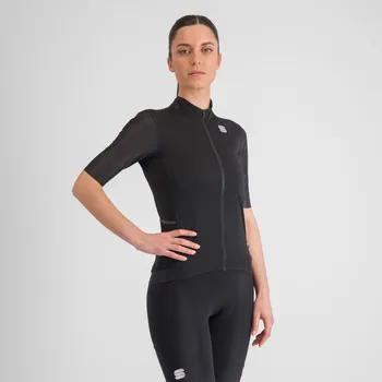 cyklistický dres SPORTFUL Cyklistický dres s krátkým rukávem - SUPERGIARA - černá