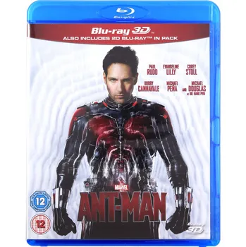 Blu-ray film Antman 3D Blu-ray 3D disk
