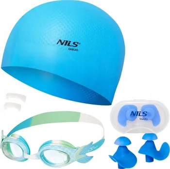 Plavecké brýle Plavecké brýle pro děti Nils Aqua NQG870SAF + NQC DOTS + NQAW60