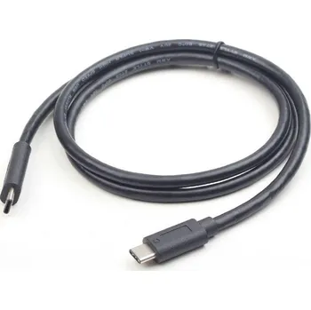 Datový kabel Kabel Gembird USB-C - USB-C 1 m černý CCP-USB3.1-CMCM-1M