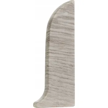 soklová lišta Levá koncovka, pravá koncovka Salag PVC 22 x 56, délka 2 cm, dub