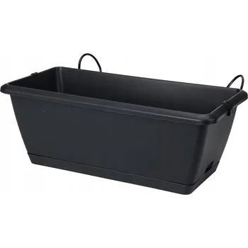 Obraz Květináč plast černý ProGarden 37,9 cm x 19 x 14 cm