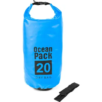 Vodní sport Aga Vodotěsný vak 20 l Světle modrý