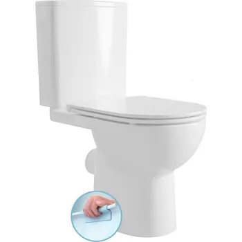 WC sada TAVON WC kombi, Rimless, zadní odpad, bílá