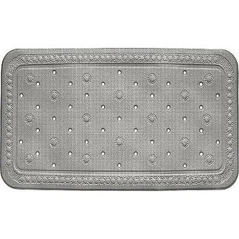 Protiskluzová podložka Kela koupelnová předložka Kreta 72 x 36 cm PVC šedá