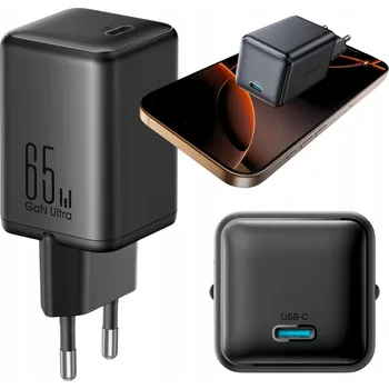 SÍŤOVÁ NABÍJEČKA USB-C 65W PRO TELEFON, TABLET A LAPTOP 1 x USB-C (EU) GaN