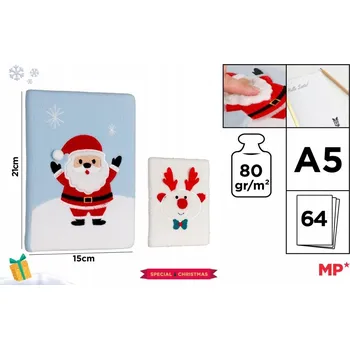 Notes A5, vícebarevný