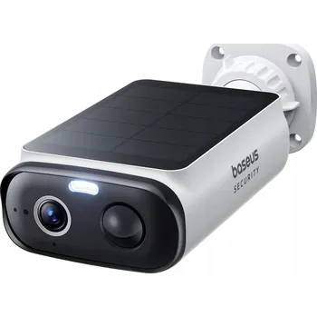 Venkovní kamera Baseus Security S1 Lite 2K HD se solárním panelem - bílá
