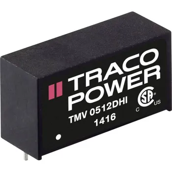 Měnič napětí TracoPower TMV 1215SHI DC/DC měnič napětí do DPS 12 V/DC 15 V/DC 66 mA 1 W Počet výstupů: 1 x Obsah 1 ks
