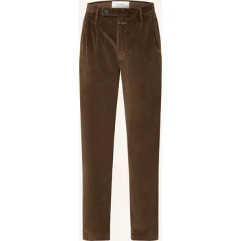 Pánské džíny Closed Pánské Manšestrové Kalhoty Bergen Tapered Fit, khaki, 30
