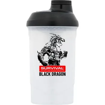 Sport Survival Šejkr Survival Black Dragon - 600 ml (bílo-černý) Příchuť: bílo-černý - 600 ml