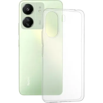 Pouzdro na mobilní telefon Techsuit - průhledný silikon - Poco C65 - průhledný