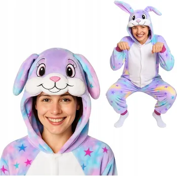 Dámské pyžamo Pyžamo Overal Kigurumi Kostým Králík XXL: 185 - 195 cm