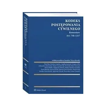 Umění Kodeks postępowania cywilnego. Komentarz. Art. 730–1217 Jarosław Świeczkowski