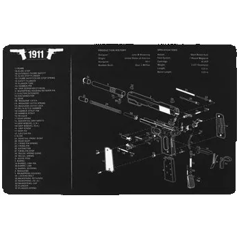 Čištění zbraně Podložka na čištění zbraně COLT 1911