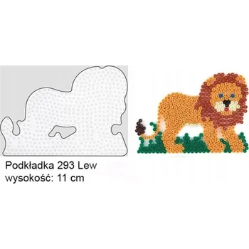 Dětské navlékací korálky Lion Pad 293 pro korálky Hama Midi