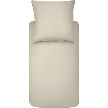 Povlečení Sada povlečení z mikrovlákna 135x200 + povlečení polštář přikrývka cm béžová