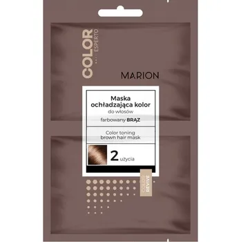 Vlasová regenerace Marion Color Esperto maska pro ochlazení barvy pro barvené hnědé vlasy 2x20ml