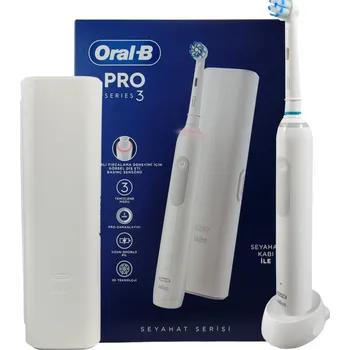 Elektrický zubní kartáček ORAL-B KARTÁČEK PRO 3 3500 SENSI WHITE