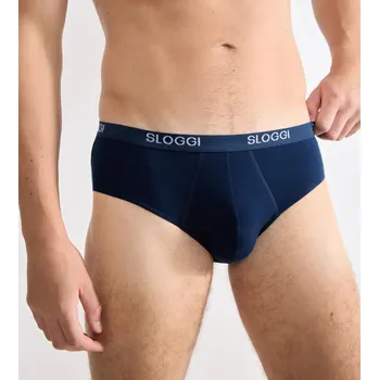 Slipy sloggi men Basic Midi - BLUE - SLOGGI BLUE - SLOGGI 4
