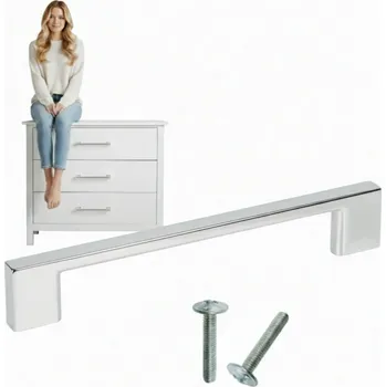 Nábytkové kování Nábytková úchytka na nábytek CHROM AK705 AKS 128 mm