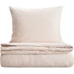 Povlečení RETIE z bavlněné kůry béžové 160x200 + 2*50x60 cm HOMLA