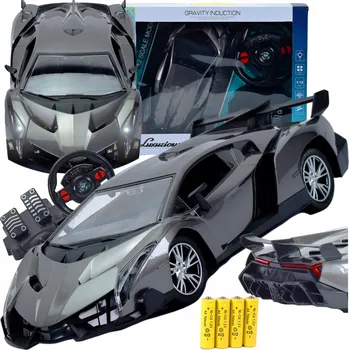 RC model auta DÁLKOVĚ OVLÁDANÉ AUTO SVÍTÍ ZVUK SPORTOVNÍ VŮZ S OVLADAČEM RC