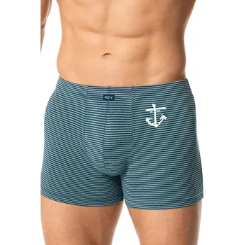 Pánské spodní prádlo PÁNSKÉ BOXERKY MXH 323 A26 zelená XL