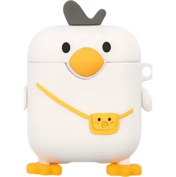 Příslušenství pro sluchátka Odolné silikonové pouzdro na sluchátka pro AirPods 3 Kachní design Roztomilé ochranné měkké pouzdro ve tvaru kachny