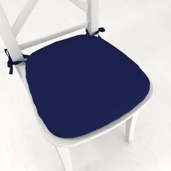 Podsedák Oblý podsedák Rongo RG-084 Námořnická modrá - 39x37x3 cm