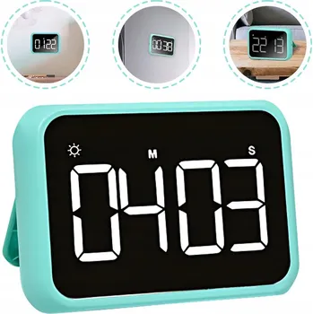 Kuchyňská minutka ELEKTRONICKÁ KUCHYŇSKÁ MINUTKA DIGITÁLNÍ ČASOVAČ MAGNETICKÉ STOPKY