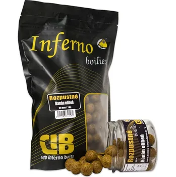 Boilies Carp Inferno Nutra Line Banán Oliheň - Rozpustné