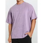 Sinsay - Tričko s krátkým rukávem - levandulová - 7282F-04X - 7282F-04X-XS