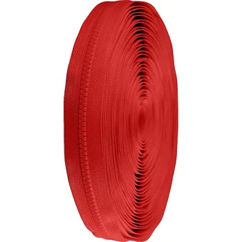Zip Zip kostěný No 5 metráž, velké, 148 červená