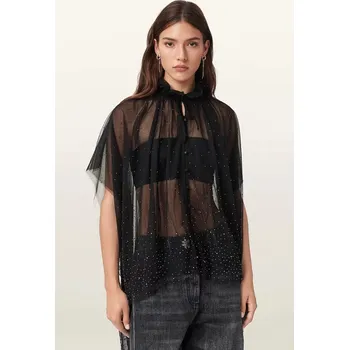 Halenka AllSaints W130PD černá 99X, vel. ONE SIZE