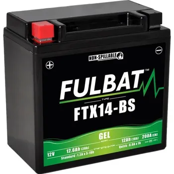 Auto-moto baterie Gelová baterie FULBAT FTX14-BS GEL (YTX14-BS GEL) pro BMW R 1250 GS