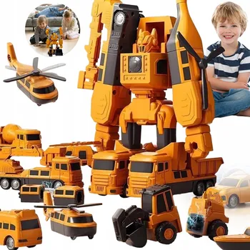 ostatní stavebnice MAGNETICKÝ ROBOT STAVEBNICE STAVEBNÍ VOZIDLA HRAČKA VZDĚLÁVACÍ