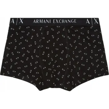 ARMANI EXCHANGE Černé boxerky s logem M