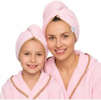 Obraz Turban na hlavu Babymam bavlna růžový