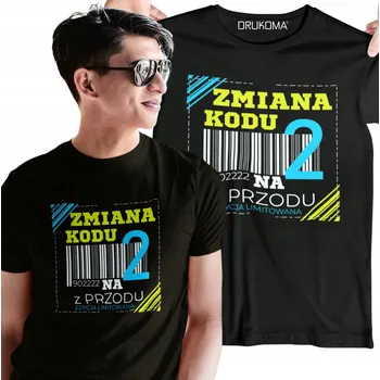 Pánská móda Pánské tričko s kulatý výstřihem DRUKOMA, velikost L