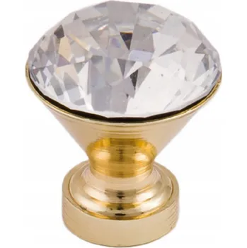 Nábytkové kování NÁBYTKOVÁ ÚCHYTKA CRYSTAL PALACE B AKS D25 ZLATÁ