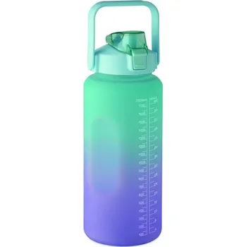 Láhev Láhev na vodu, RPET 2000 ml Activate Max - Tyrkysová