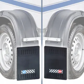 autokoberec Zástěrky na přívěs, vozík, plato 205x300 Gumové SADA 2ks (Příkaz-Zákaz)