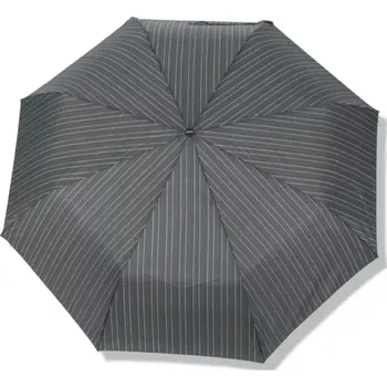 Deštník DERBY Hit Vzorovaný - pánský skládací deštník antracit 700267PCZ01