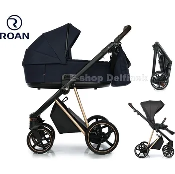 Kočárek Roan Ivi 2026 Barva: Mystic Blue Rose Gold